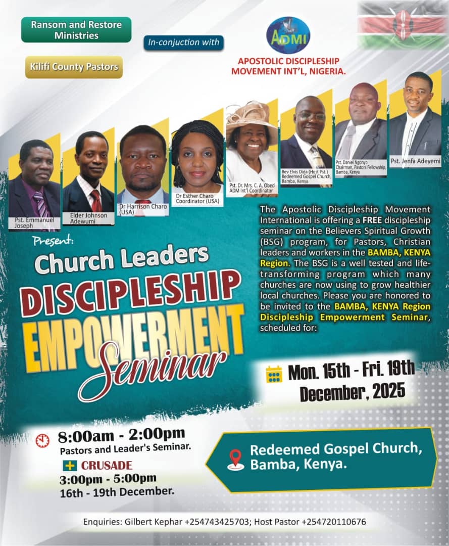 🌟 “You’re Invited: Church Leaders Discipleship Empowerment Seminar 2025”